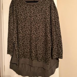 Oversized Cheetah Sweatshirt